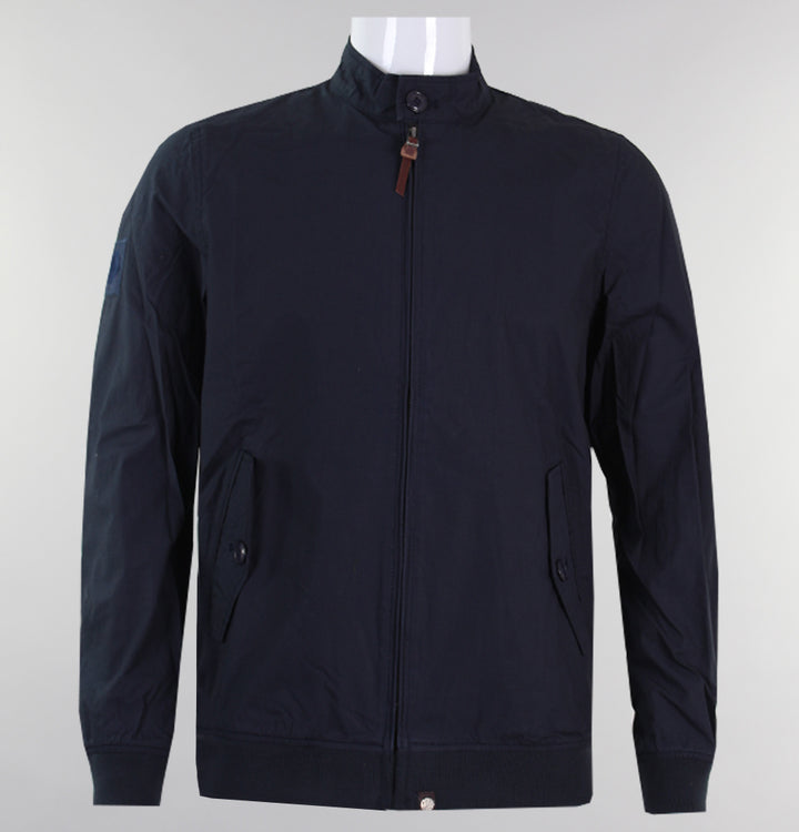 Pretty Green Dalton Harrington Jacket Navy