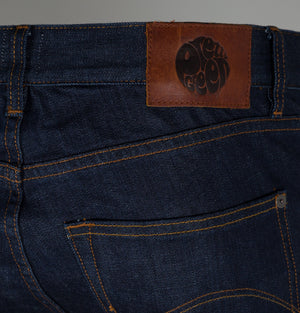 Pretty Green Castlefield Skinny Fit Jeans Blue Rinse