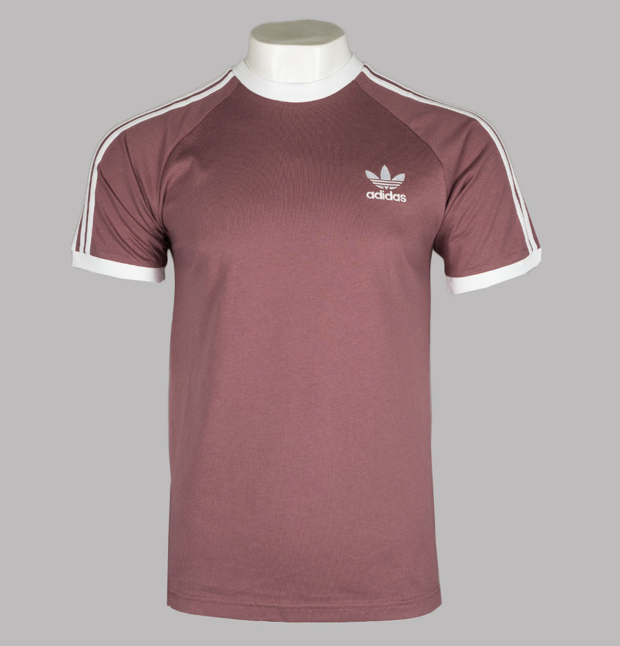 Adidas Adicolor 3-Stripes T-Shirt Crimson
