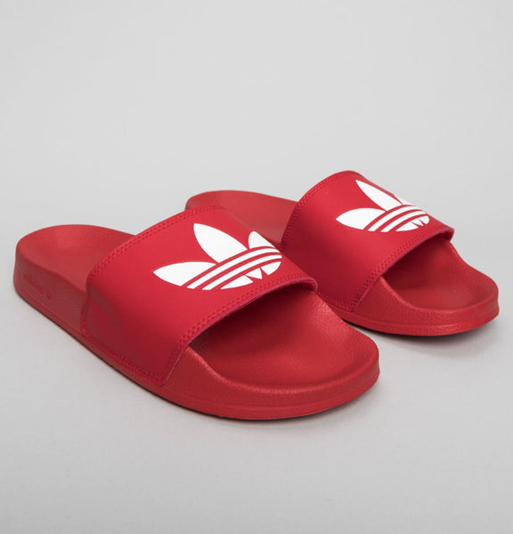 Adidas Adilette Lite Slides Red Bronx Clothing