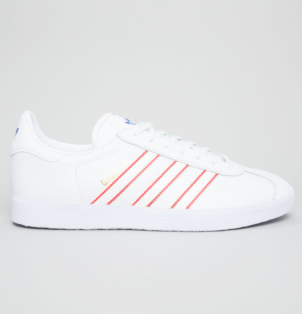 Adidas Gazelle Trainers Future White/Red – Bronx Clothing