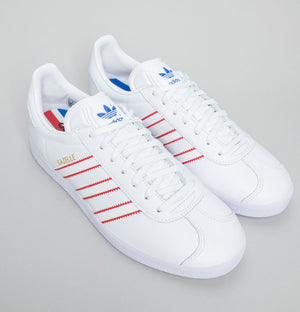 Adidas Gazelle Trainers Future White/Red
