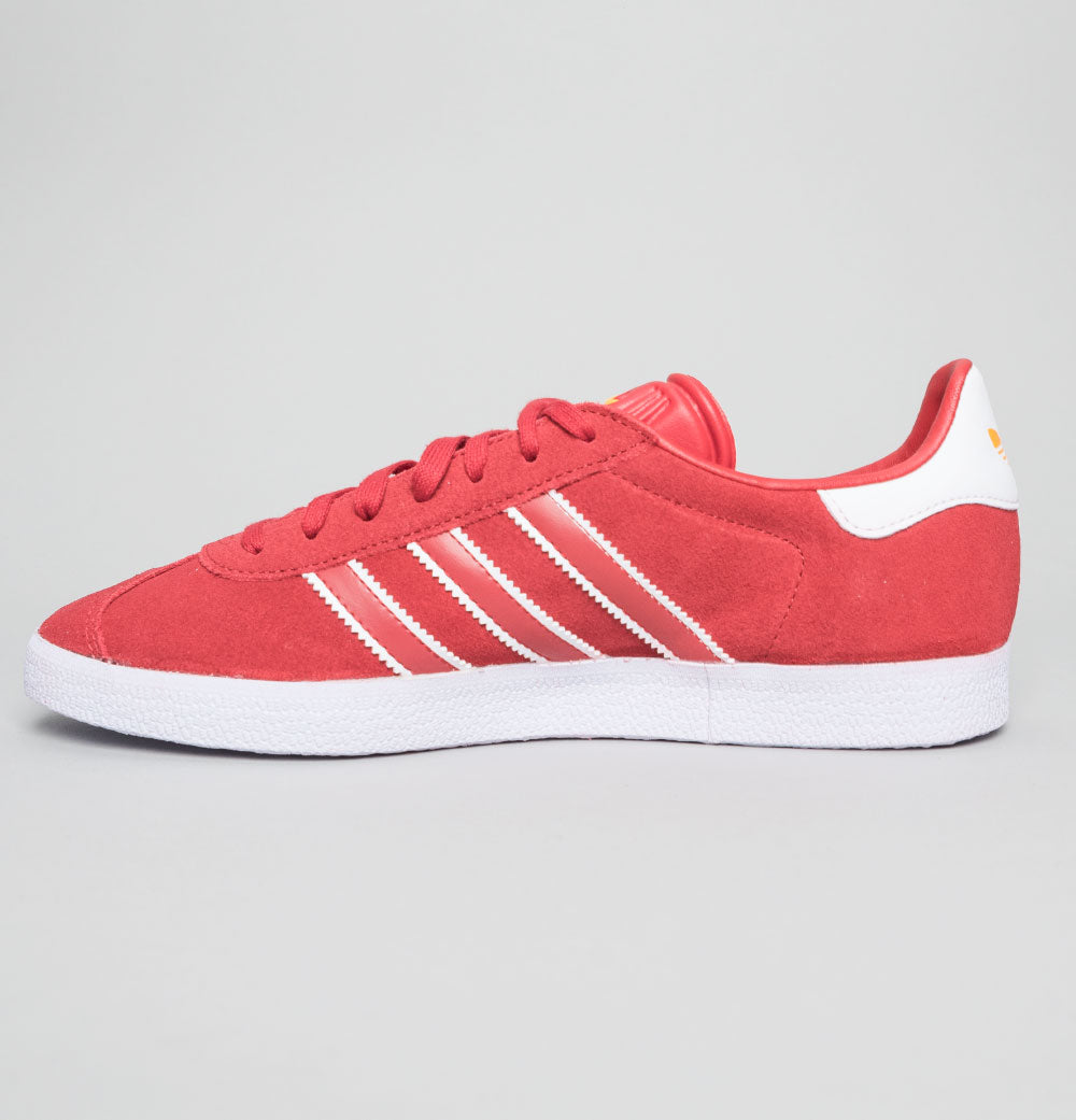 Adidas Gazelle Trainers Red/Future White