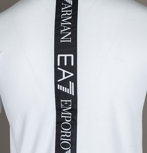 EA7 Back Repeat Logo Taping T-Shirt White