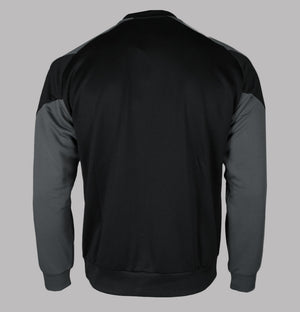 EA7 Colour Block Technical Fabric Sweatshirt Black