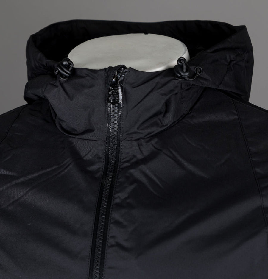 EA7 Core Identity Hooded Bomber Jacket Black