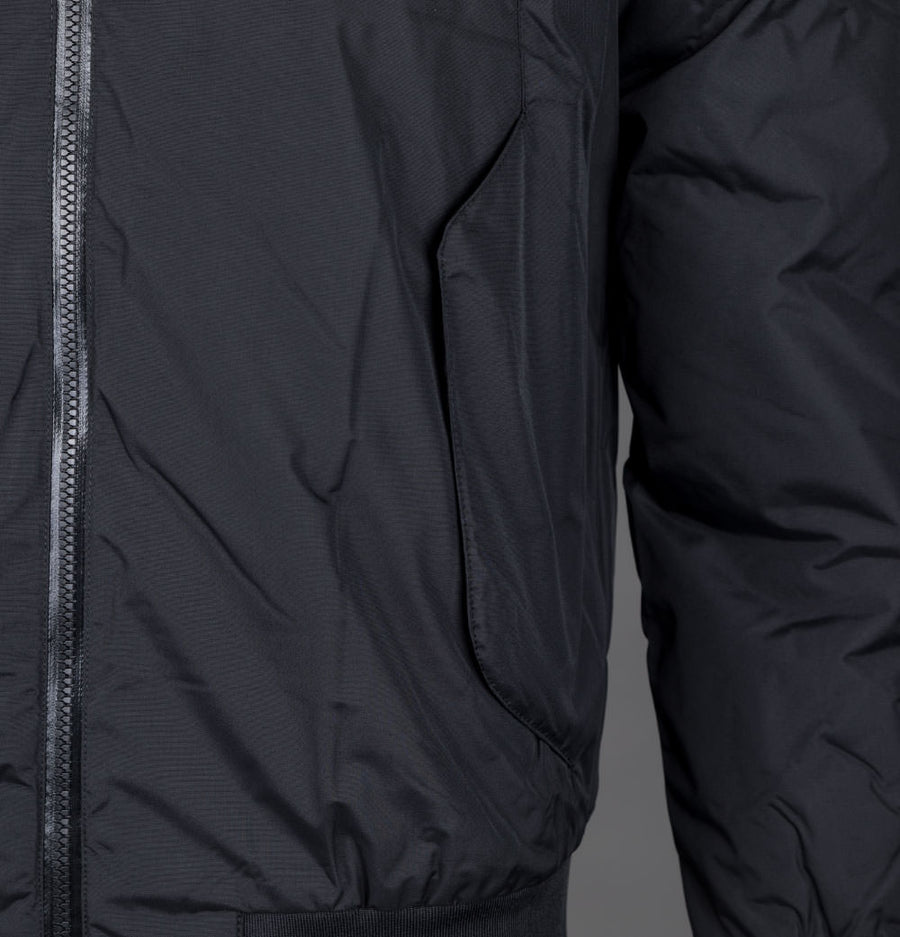 EA7 Core Identity Hooded Bomber Jacket Black