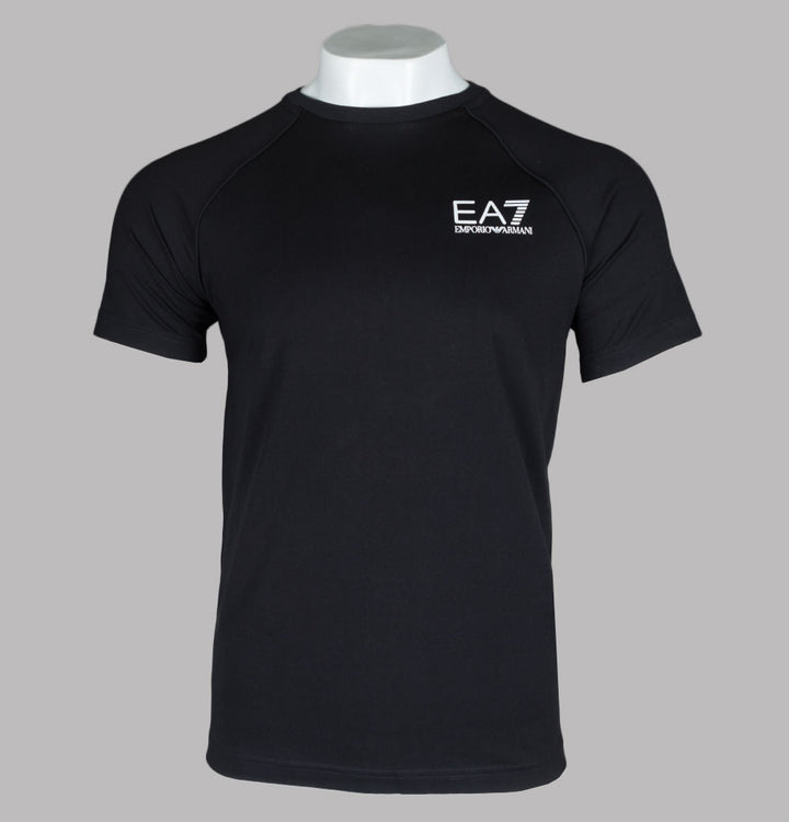 EA7 Core Identity Oversized Back Logo T-Shirt Black