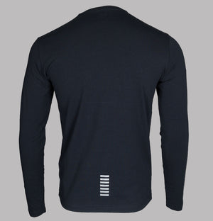 EA7 Core Long Sleeve T-Shirt Night Blue