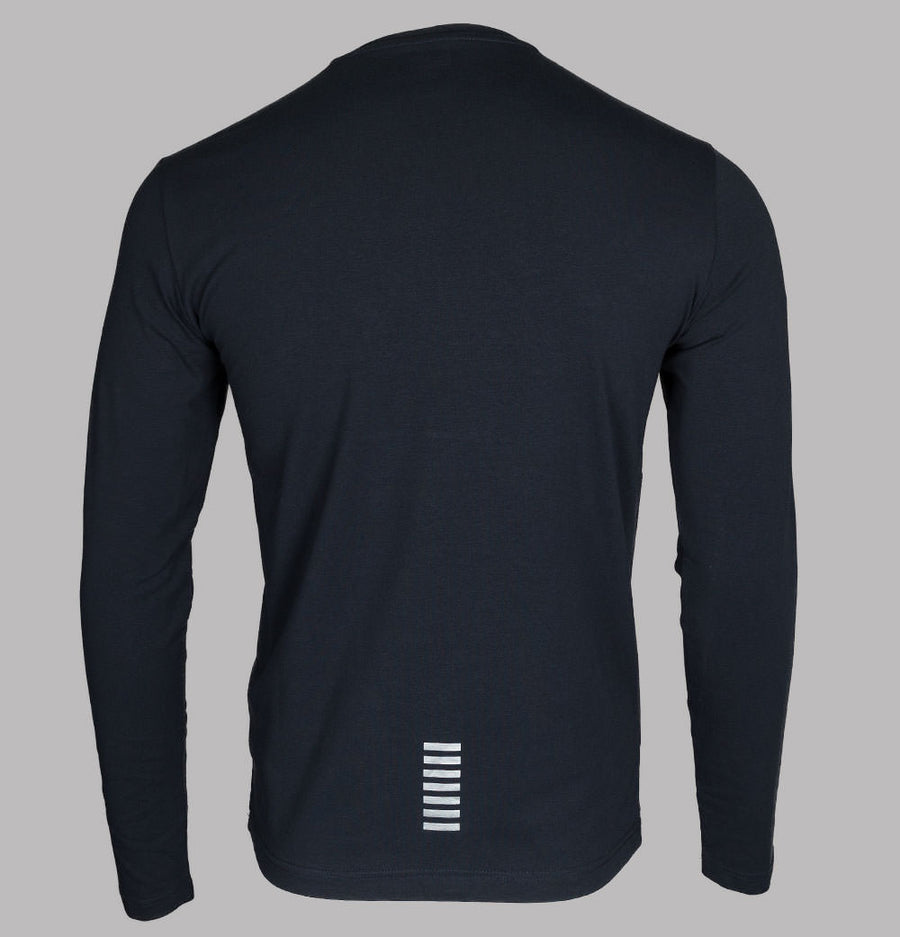 EA7 Core Long Sleeve T-Shirt Night Blue