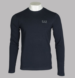 EA7 Core Long Sleeve T-Shirt Night Blue