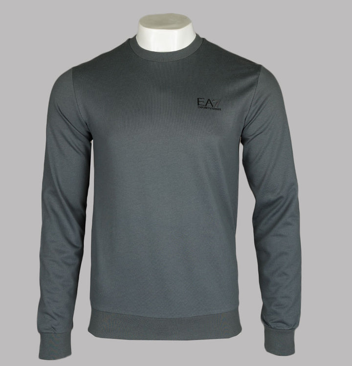 EA7 Crew Neck Core Sweatshirt Iron Gate