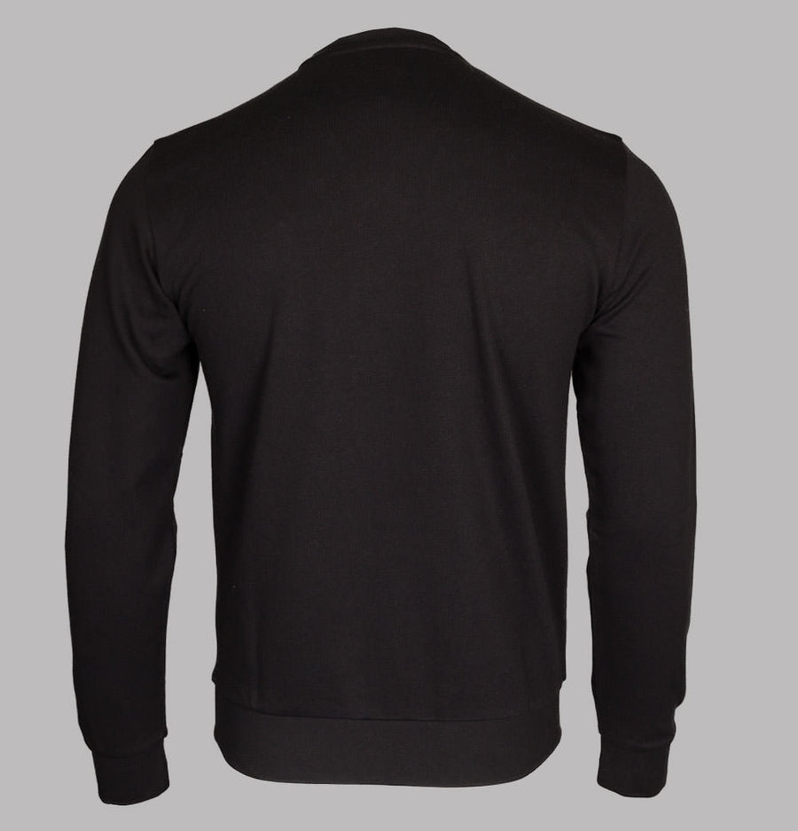 EA7 Large Chest Tipped Logo Sweatshirt Black