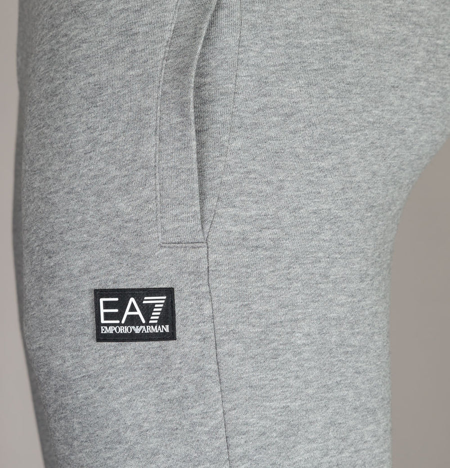 EA7 Rubber Box Logo Joggers Grey