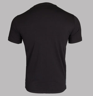 EA7 Side Taping Logo T-Shirt Black