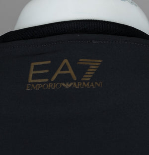 EA7 Gold Logo Poly Tech Sweatshirt Black