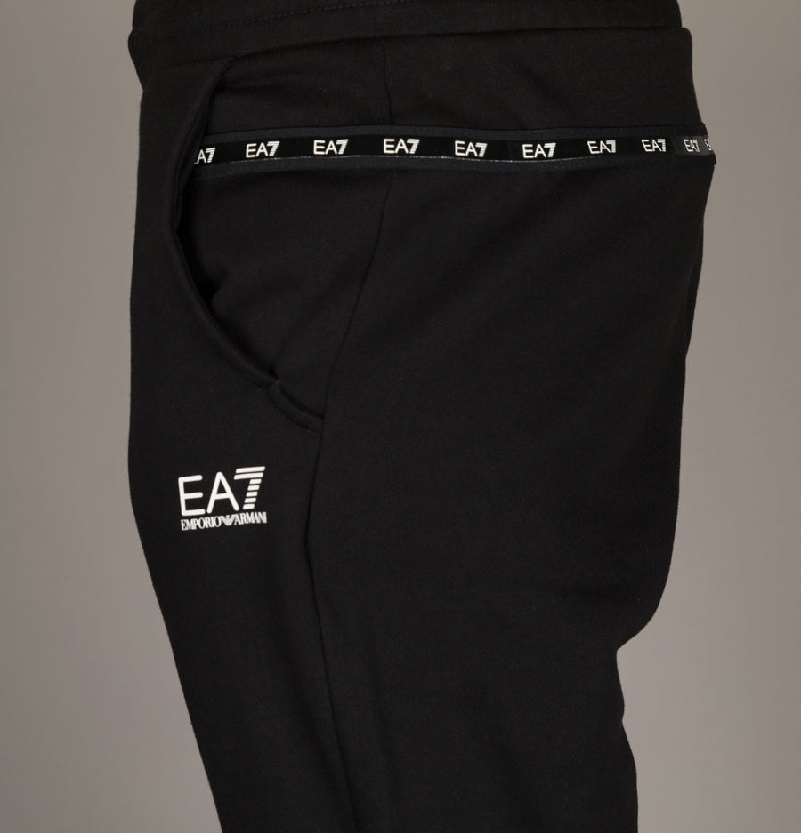 EA7 Logo Series Joggers Black