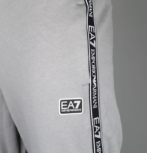 EA7 Logo Series Taping Joggers Sharkskin Grey
