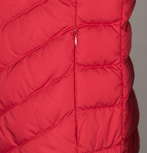 EA7 Padded Woven Down Gilet Tango Red