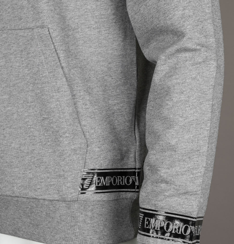 EA7 Pouch Pocket Taping Sweatshirt Medium Grey