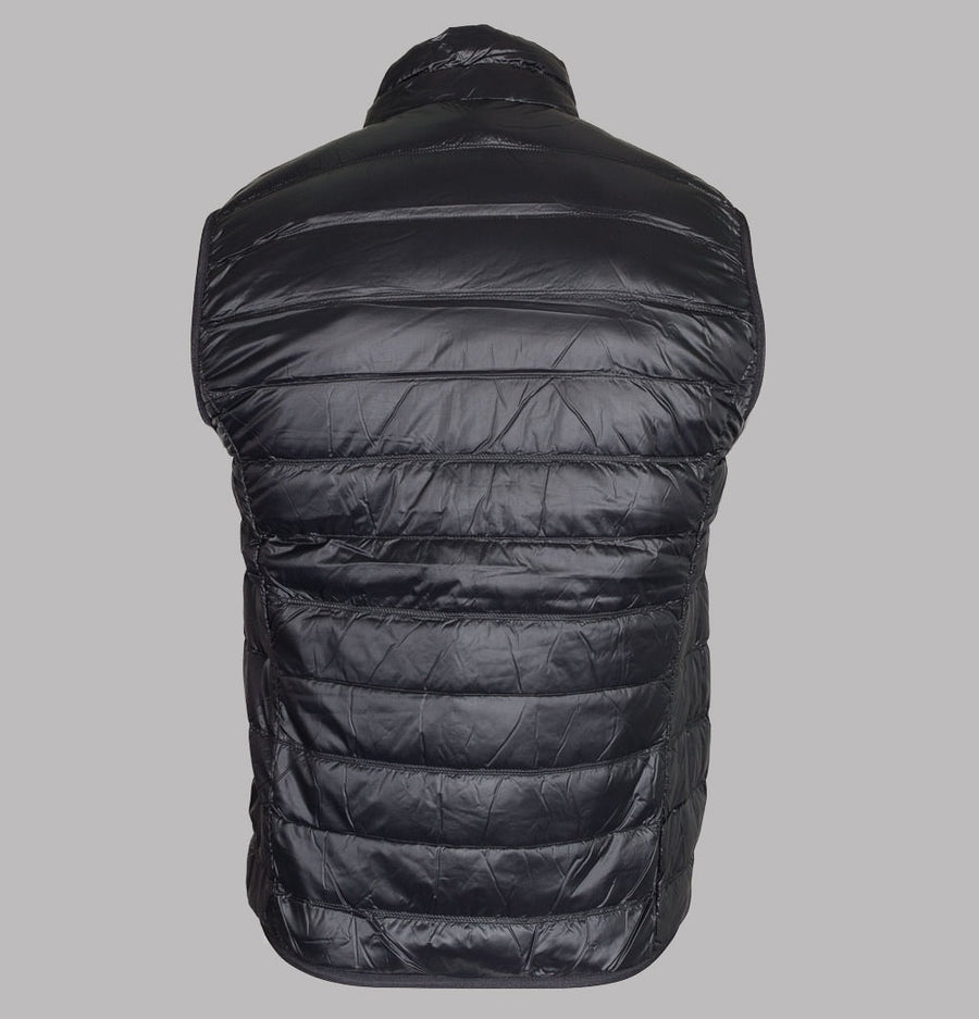 EA7 Quilted Down Gilet Black/Silver