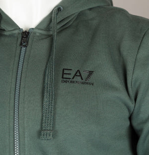 EA7 Repeat Logo Taping Hooded Sweatshirt Urban Chic