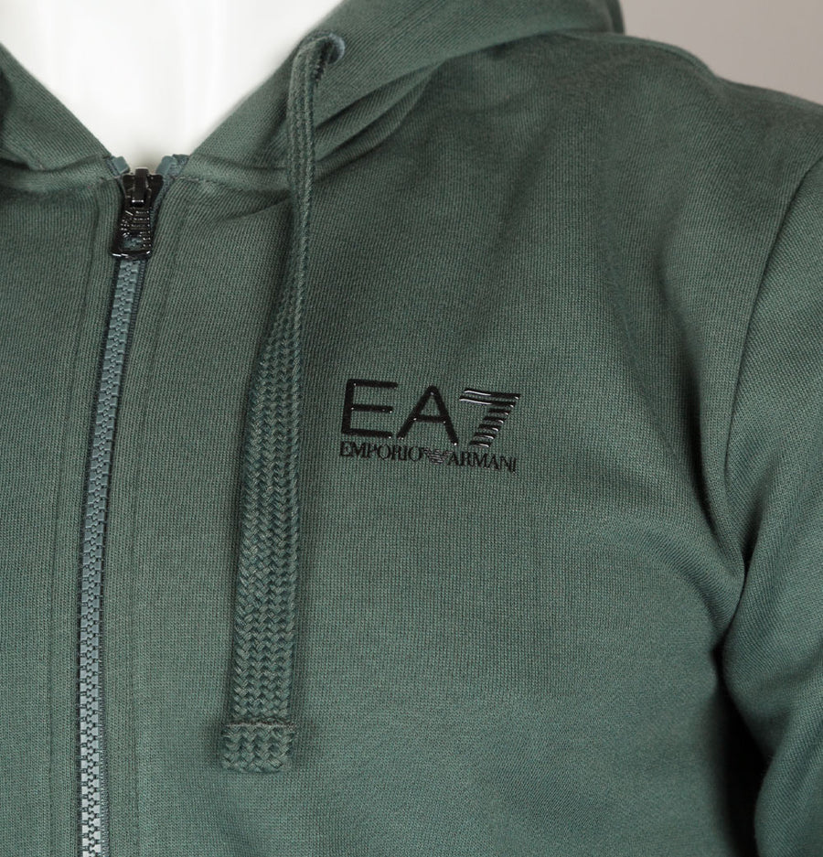 EA7 Repeat Logo Taping Hooded Sweatshirt Urban Chic