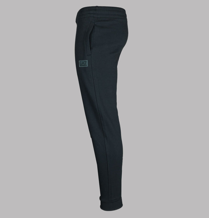 EA7 Rubber Logo Joggers Night Blue