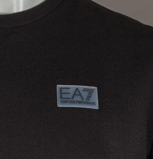 EA7 Rubber Logo Sweatshirt Black
