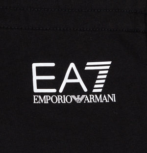EA7 Rubberised Taping Logo Shorts Black