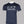 EA7 Rubberised Textured Logo T-Shirt Navy Blue