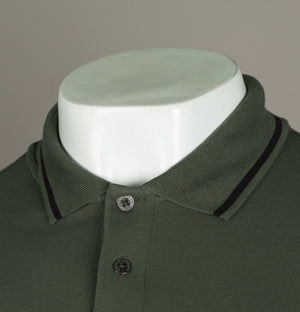 EA7 S/S Tipped Collar Polo Shirt Ivy