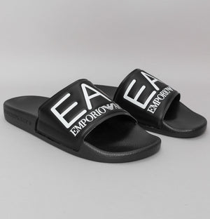 EA7 Sea World Logo Slides Black/White