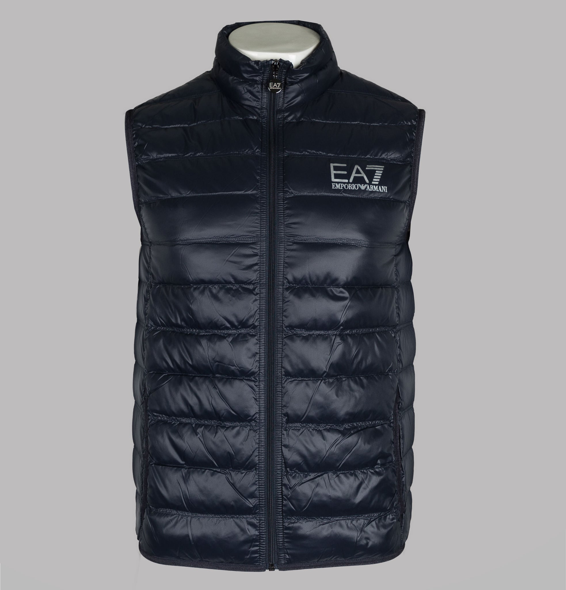 EA7 Quilted Down Gilet Night Blue Bronx Clothing