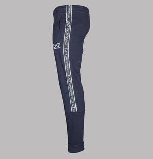 EA7 Logo Taping Joggers Navy Blue