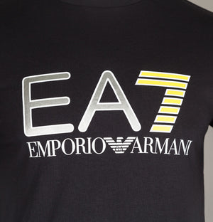 EA7 Colour Logo T-Shirt Black