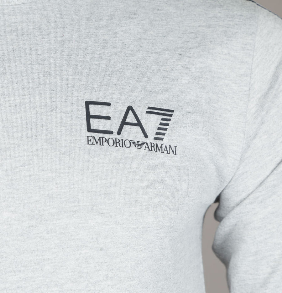EA7 Shoulder Taping Sweatshirt Light Grey