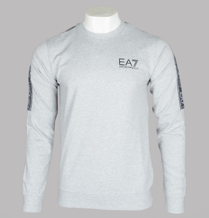 EA7 Shoulder Taping Sweatshirt Light Grey