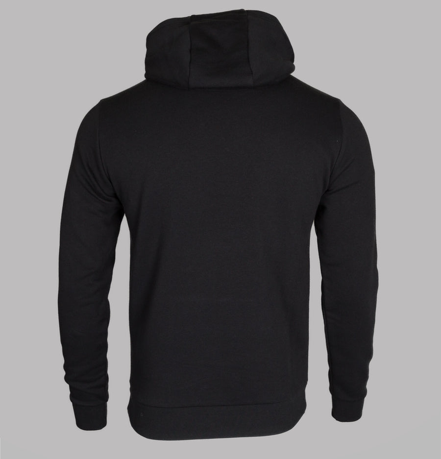 EA7 Visibility Logo Hooded Sweatshirt Black