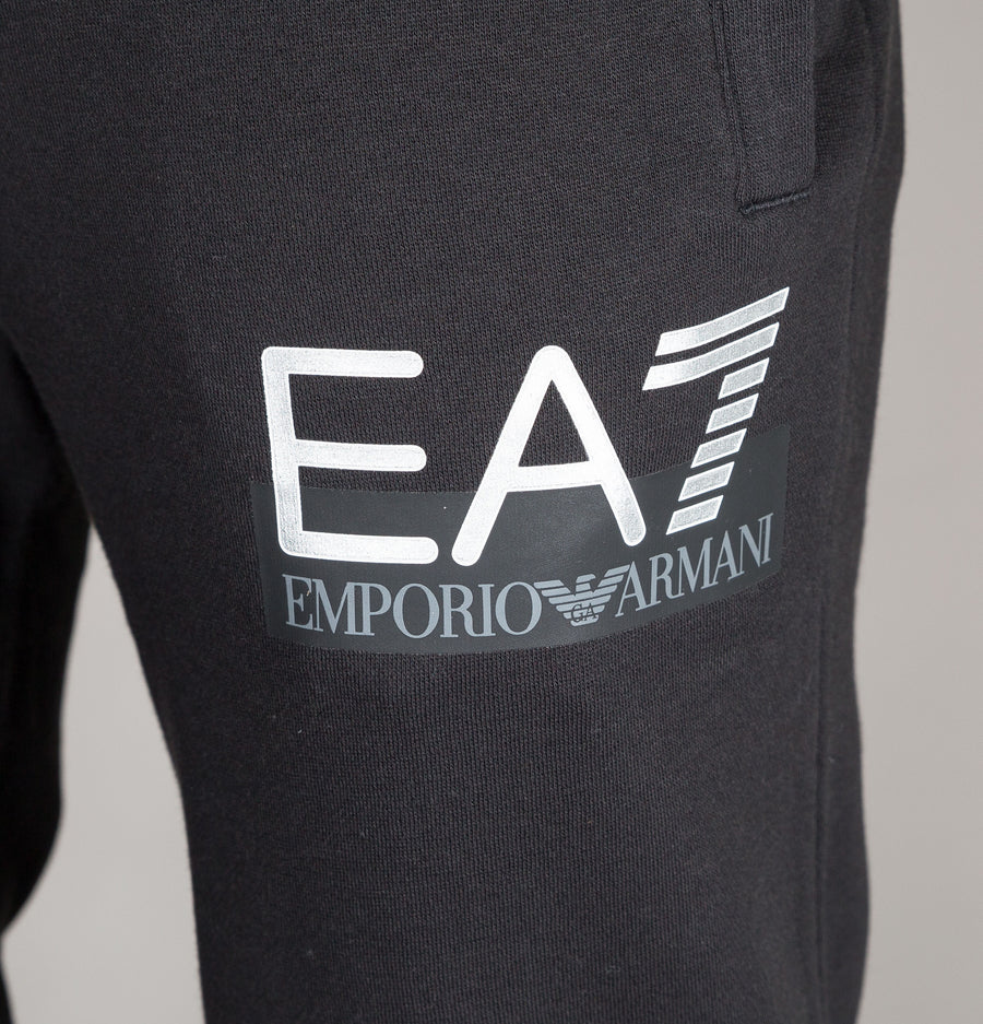 EA7 Visibility Logo Joggers Black