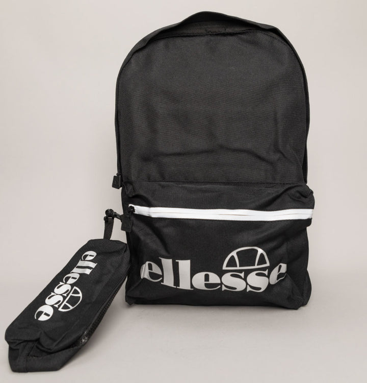 Ellesse Liscia Backpack & Pencil Case Black