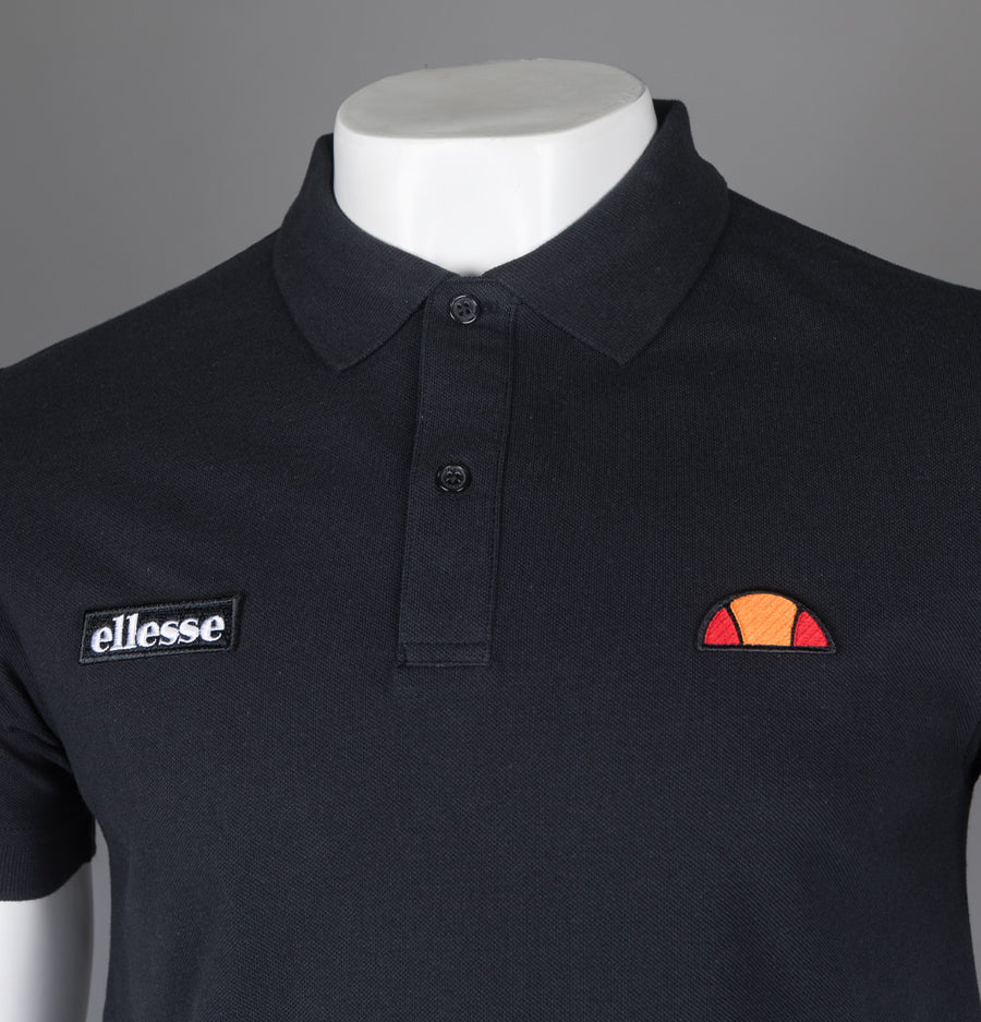 Ellesse Montura Polo Shirt Black