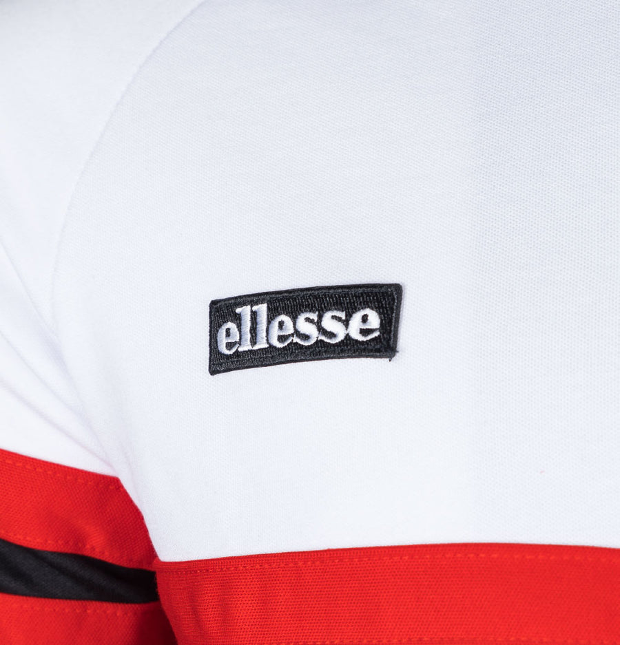 Ellesse Rimini Tracksuit Top Black/Red/White