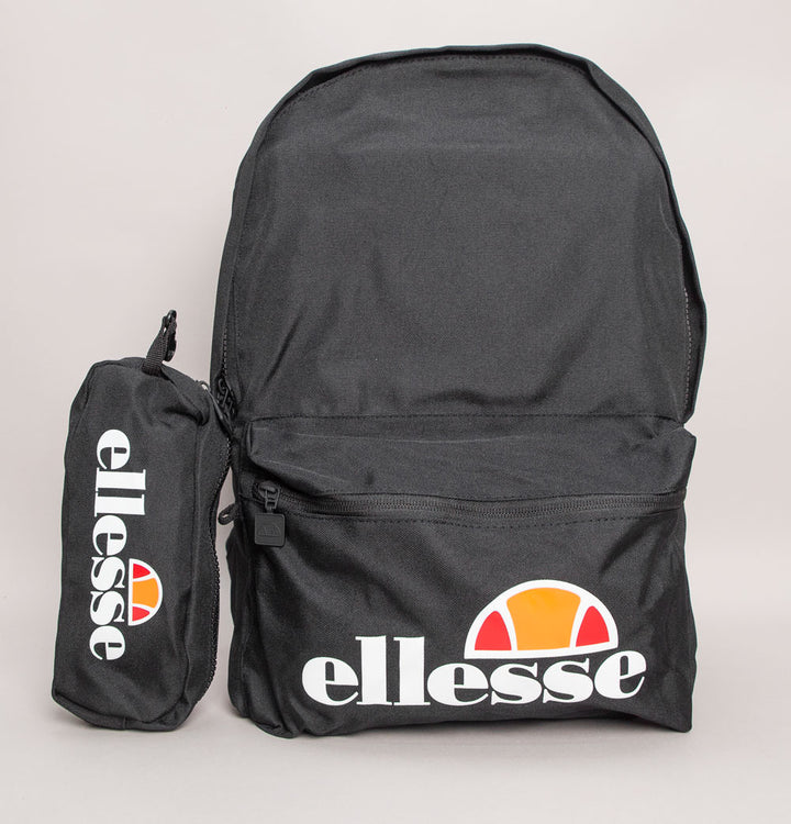 Ellesse Rolby Backpack & Pencil Case Black