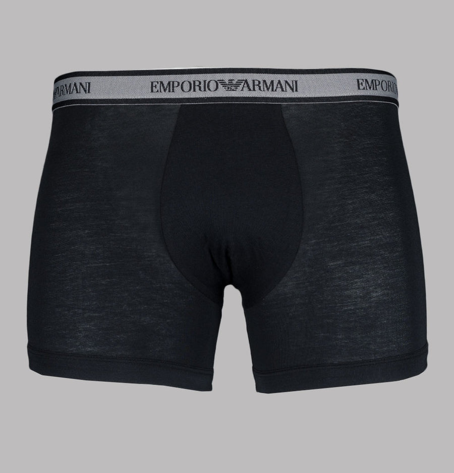 Emporio Armani 3 Pack Boxer Shorts Black/Black/Black