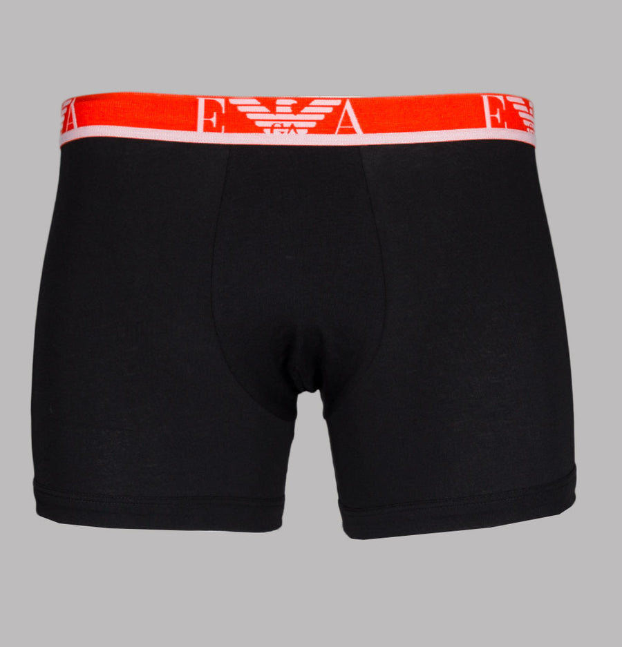 Emporio Armani 3 Pack Boxer Shorts Black Multi