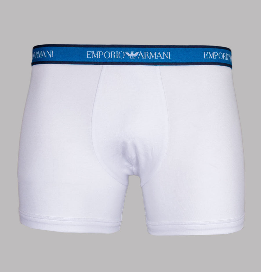 Emporio Armani 3 Pack Boxer Shorts Blue/White/Navy