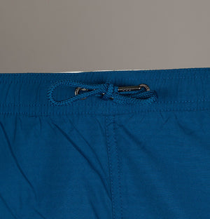 Emporio Armani Side Panel Logo Swim Shorts Opal Blue
