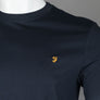 Farah Alexander Circular T-Shirt True Navy