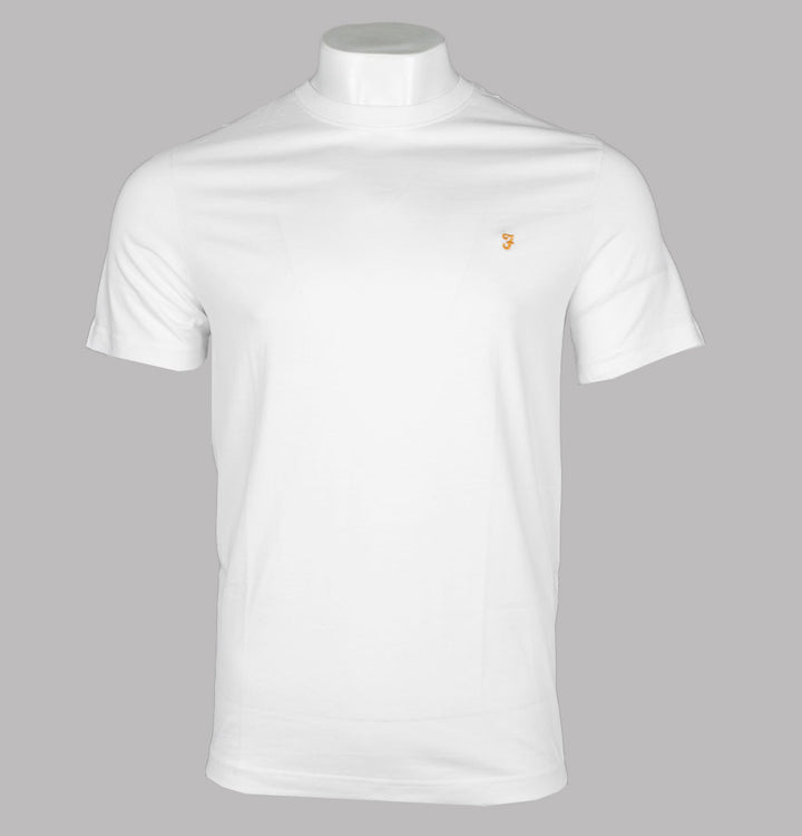 Farah Alexander Circular T-Shirt White